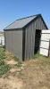 STEEL STORAGE SHED. NO FLOOR