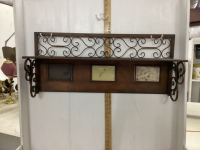 METAL SHELF/PICTURE FRAME