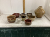 2 BOXES POTTERY ITEMS + GLASSWARE