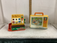 2 VINTAGE FISHER PRICE TOYS