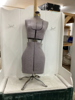 VINTAGE DRESS FORM ON STAND