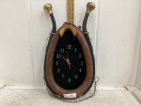 REPLICA HORSE COLLAR CLOCK