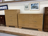 (2) VINTAGE DRESSERS