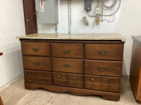 DRESSER CONVERTED TO A KITCHEN ISLAND