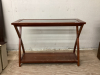 SOFA/ENTRY WAY TABLE W/ GLASS TOP