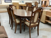 PALLISER DINING TABLE W/ 1 LEAF & 6 CHAIRS