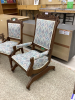 (3) ANTIQUE FURNITURE PIECES -ROCKER, SETTEE, CHAIR - 2