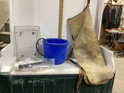 HAY CHAPS & HEATED BUCKET