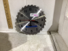 SMALL PLASTIC ORGANIZER & SAW BLADE CLOCK - 2