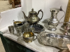 VARIETY OF SILVERPLATE ITEMS & OTHER COLLECTIBLES - 3