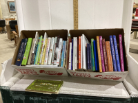 (2) BOXES OF COOKBOOKS