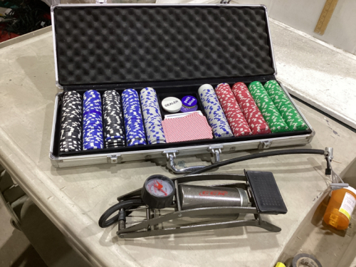 CCM TIRE PUMP & POKER SET