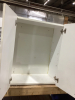 SMALL WHITE CABINET - NO SHELVES - 2