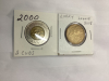 (2) COIINS - (1) 2008 LUCKY LOONIE, (1) 2000 TWO CUBS TOONIE - 2