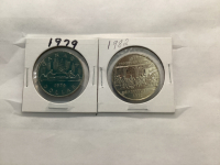 (2) CANADIAN SILVER DOLLARS -1979 & 1982 CONFDERATION