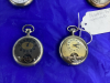 (4) OLD POCKET WATCHES - (1) WALTHAM, - NONE ARE RUNNING - 2