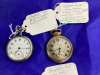 (4) OLD POCKET WATCHES - (1) WALTHAM, - NONE ARE RUNNING - 3