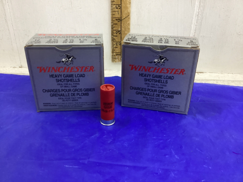 (34) LIVE ROUNDS WINCHESTER HEAVY GAME LOADS 12 GA 2 3/4”. #6 SHOT