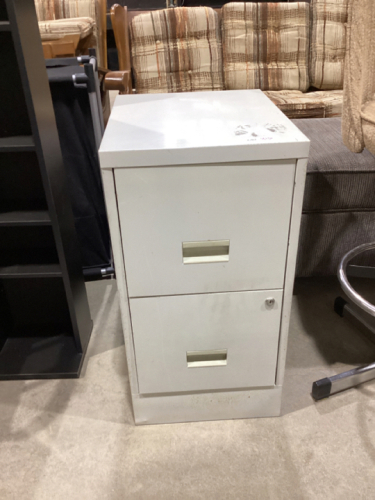 2-DRAWER METAL FILING CABINET