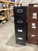 BLACK "GLOBAL" 4-DRAWER FILE CABINET