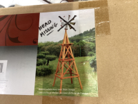 WOODEN WINDMILL FRAME - (NO WINDMILL HEAD)