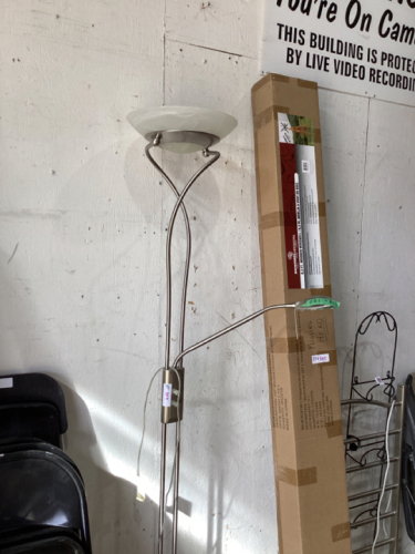 PEWTER COLOR FLOOR LAMP