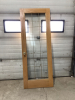 WOOD & GLASS DOOR - 30” X 80”