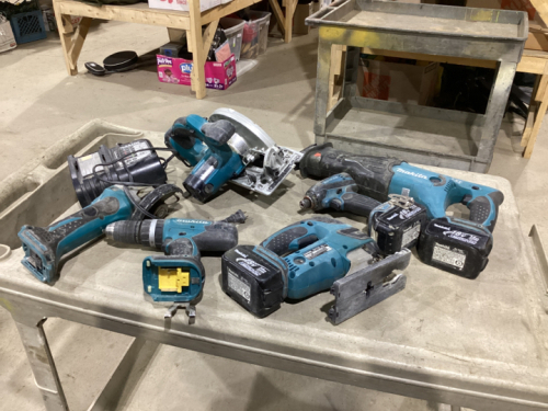 MAKITA CORDLESS 18V TOOL KIT- WITH CHARGER + 3 BATTERIES