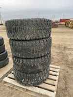 Four HD truck tires