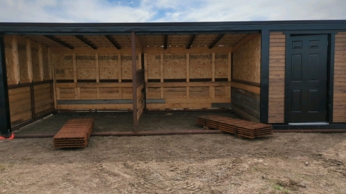 NEW 26' Barn and tack room on skid