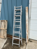 Aluminum combination ladder