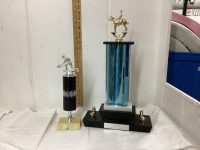 2 VINTAGE TROPHIES