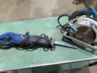 Makita Power saw, and Corded sabre saw