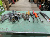 Box of miscellaneous tools