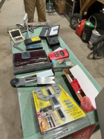 Box of miscellaneous tools, and supplies