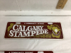 3 CALGARY STAMPEDE 60TH ANNIVERSARY -1972 SMALL LICENSE PLATES - 2