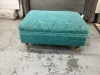 SMALL OTTOMAN - BLUE/GREEN COLOUR