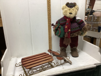 BEAR AND A SLED