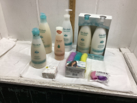 CURLERS, LIVE CLEAN SHAMPOO/CONDITIONER,