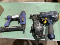 Campbell, Hosford, Brad Naylor, and stapler, Mastercraft rotary nailer