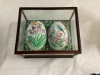 BOYD’S COLLECTIBLE ANGEL, DECORATIVE EGGS IN A CASE, TRINKET CONTAINER, SOAPSTONE FOX - 2