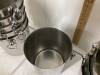 9 STAINLESS STEEL ICE/WINE BUCKETS - 2