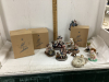 FLAT OF “YESTERDAY’S CHILD” FIGURINES + AVON ANGEL COLLECTIBLES