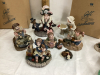 FLAT OF “YESTERDAY’S CHILD” FIGURINES + AVON ANGEL COLLECTIBLES - 3