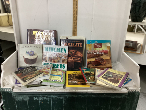 BOXFUL OF COOKBOOKS