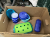 BOX OF TUPPERWARE - FRIDGE SAVERS, CUPCAKE HOLDER, JELLO MOLD ETC - 2