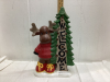 CHRISTMAS CERAMIC HANDPAINTED WELCOME PIECE