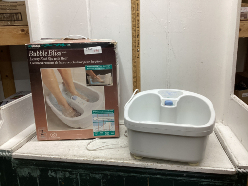 HOMEDICS BUBBLE BLISS FOOT SPA