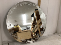 ROUND MIRROR W/SAYING