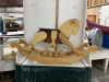 WOOD ROCKING HORSE